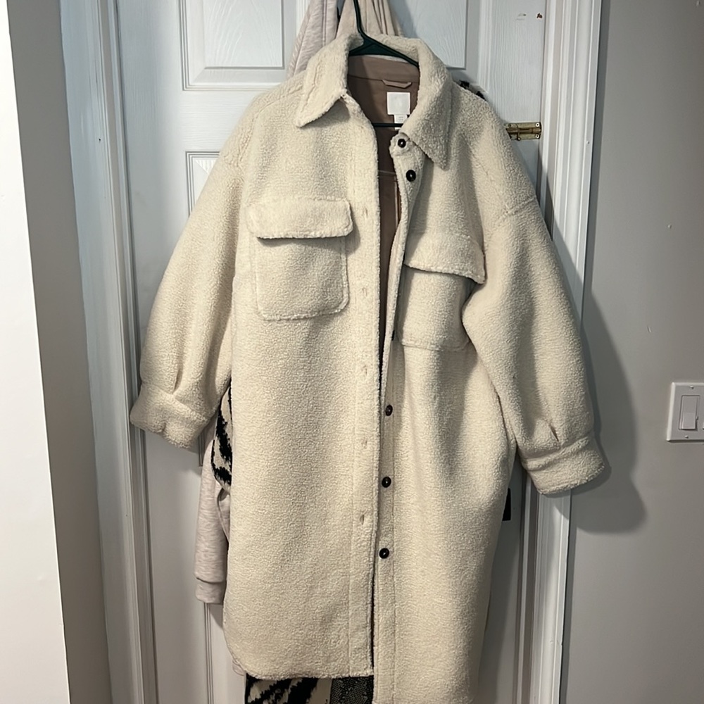 Cream coat